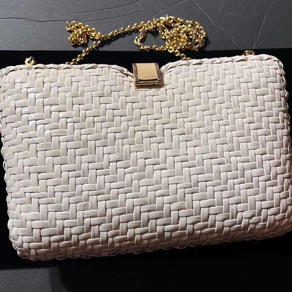 Rodo Vintage Wicker Chain Shoulder Bag - Picture 5 of 15